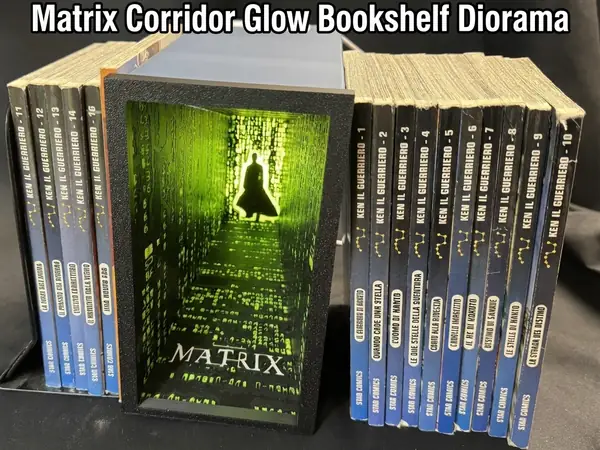 Book Nook con effetto prospettiva