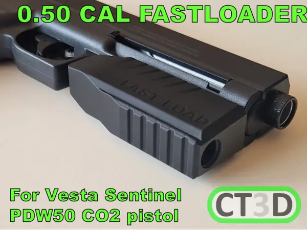 0.50 Cal Fastloader For Vesta Sentinel PDW50