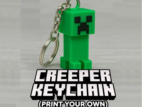MINECRAFT CREEPER KEYCHAIN
