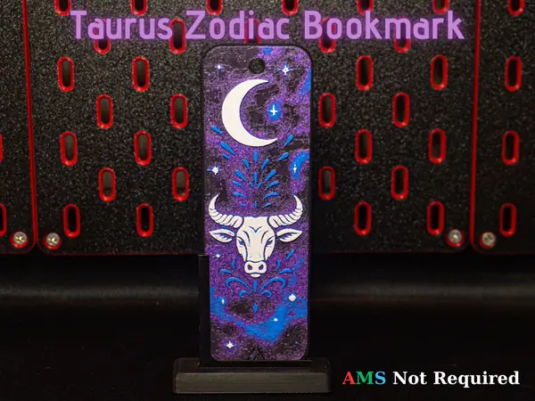 Taurus Hueforge Bookmark - Zodiac