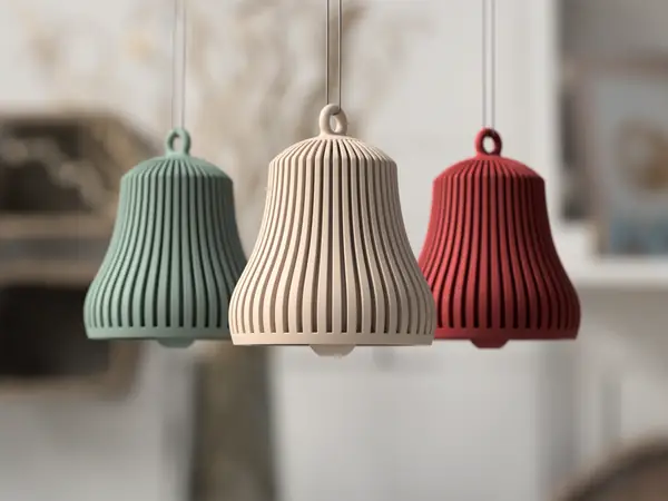 Christmas Bell Ornament (Functional)