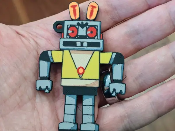 Nu Pogodi 20 keychain (double sided)