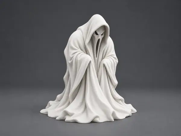 Hooded Ghost | Gothic Halloween Decor