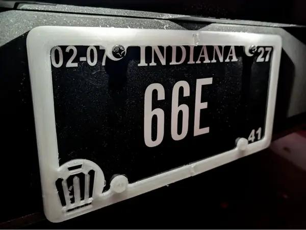 US License Plate Frame with Toyota Crown Emblem
