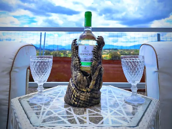 Crocodile Head Wine Bottle Holder