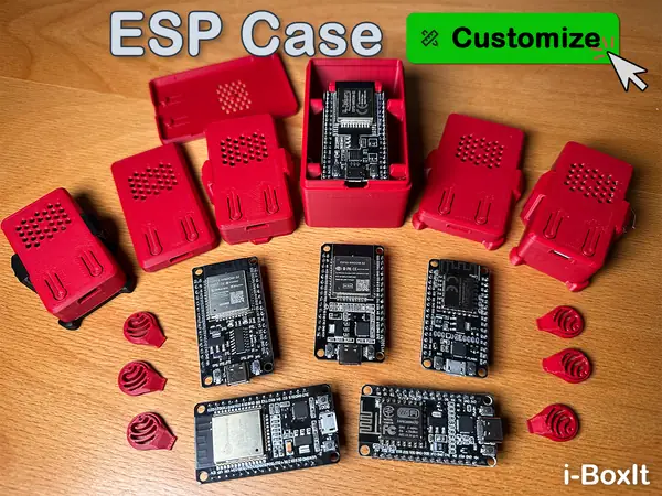 ESP32-Wroom Case | Snap-Fit | Parametric