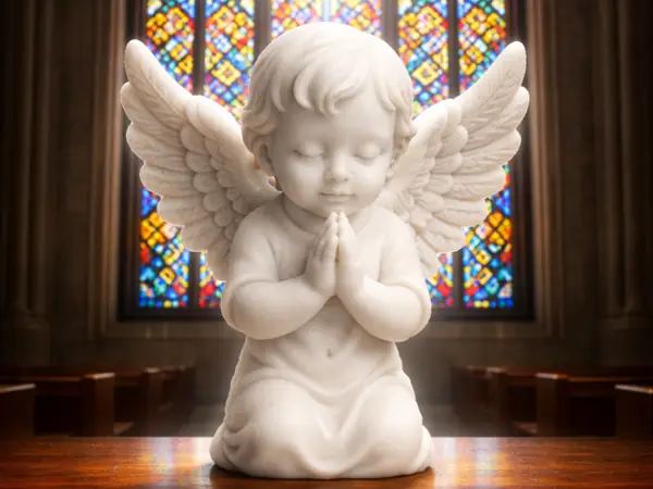 Heavenlight Cherub – Mini Prayer Angel