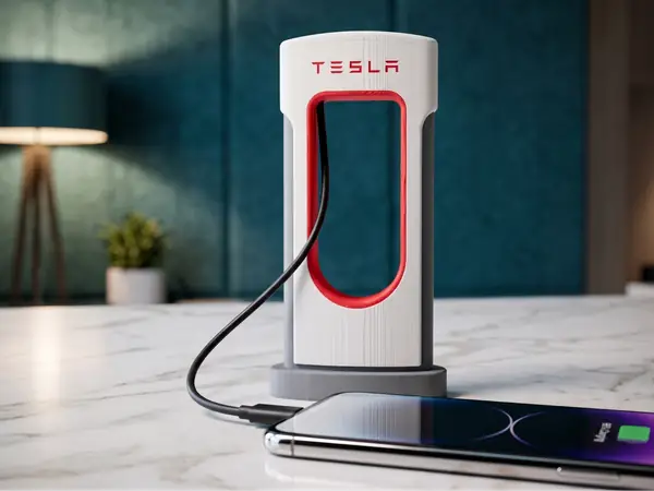 "Mini-Supercharger" Mobile Phone Charging Station