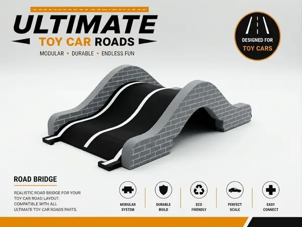 Ultimate Toy Car Roads - Bridge
