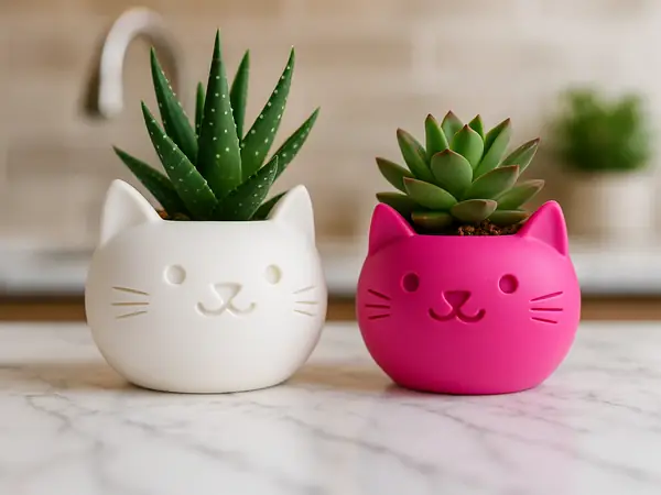 The Cat Vase Cute pot for your succulents & plats