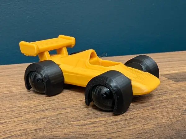 1960s F1 Inspired Marble Wheeled Race Car