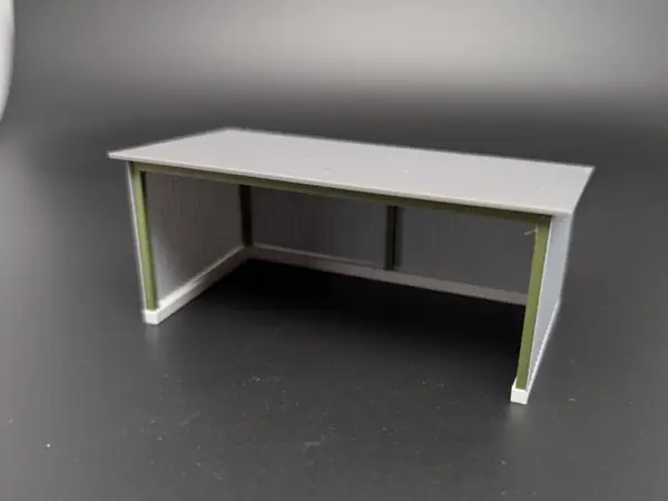 Kleiner Fahrzeug/Geräteunterstand in H0 HO 1:87