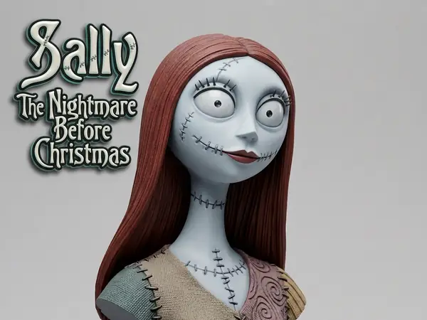 Sally Bust – Nightmare Before Christmas Fan Art
