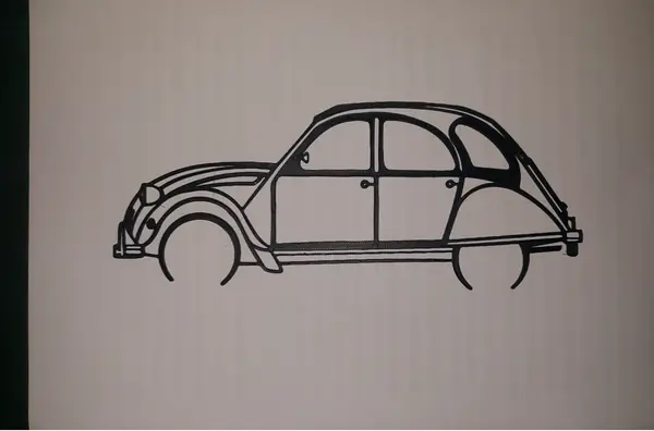 Citroen 2cv Wall Art decor