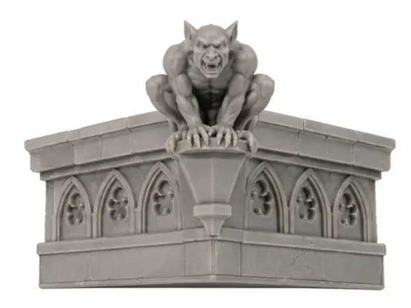 Action Figure Building Gargoyle Diorama Platform
