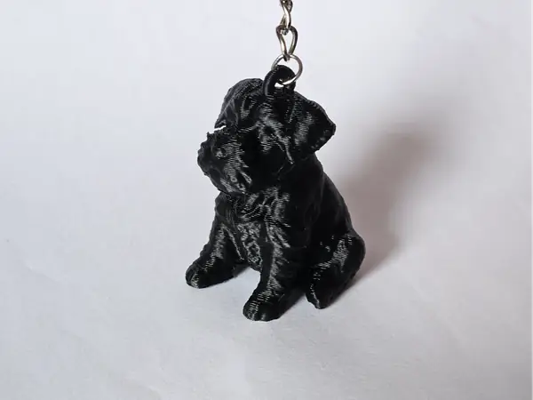 Mini Schnauzer Keychain