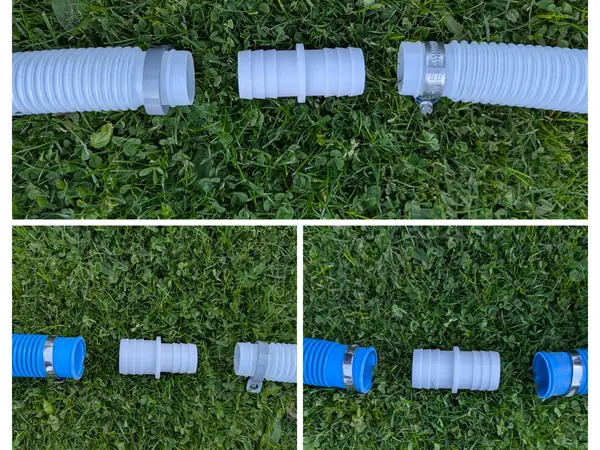Schlauchverbinder für 32 mm und 38 mm Poolschlauch
