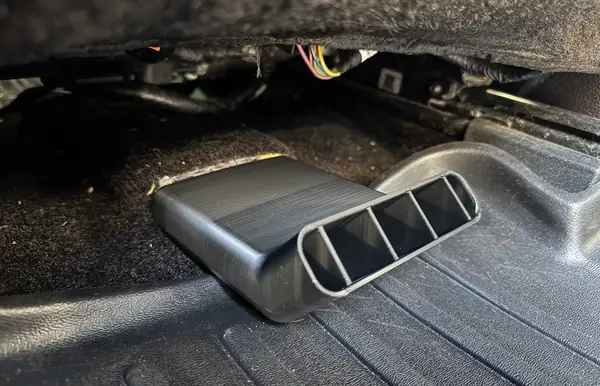 15+ F-150 Under Seat Vent Extension