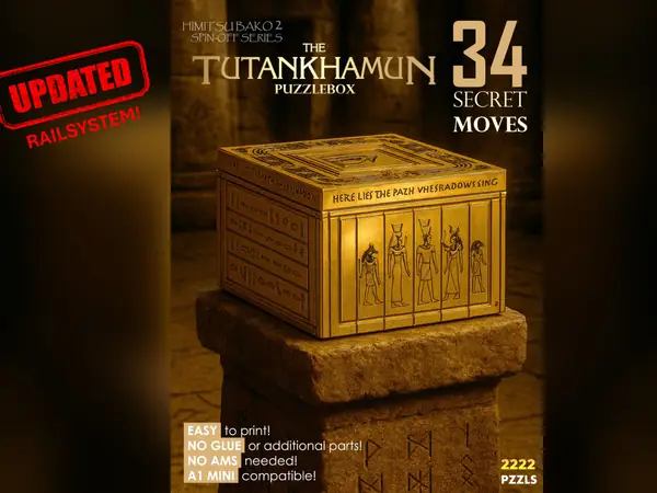 TUTANKHAMUN | 34 step puzzlebox (SPIN-OFF SERIES)