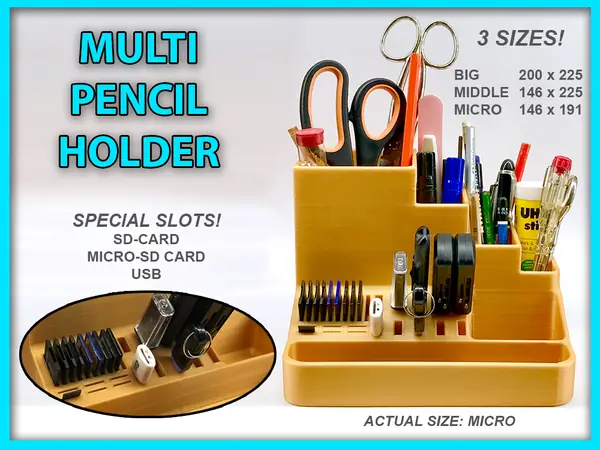 Multi Pencil Holder (3 Sizes!)