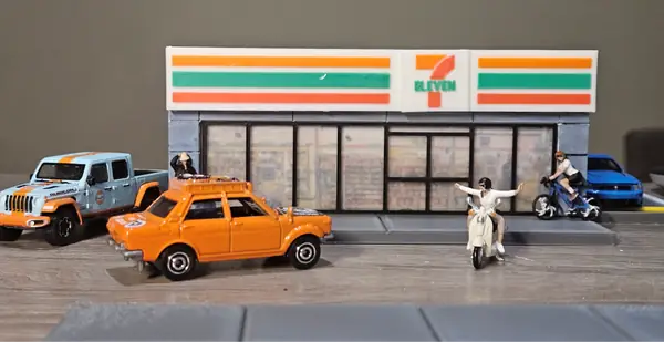 1:64 7-Eleven Storefront 