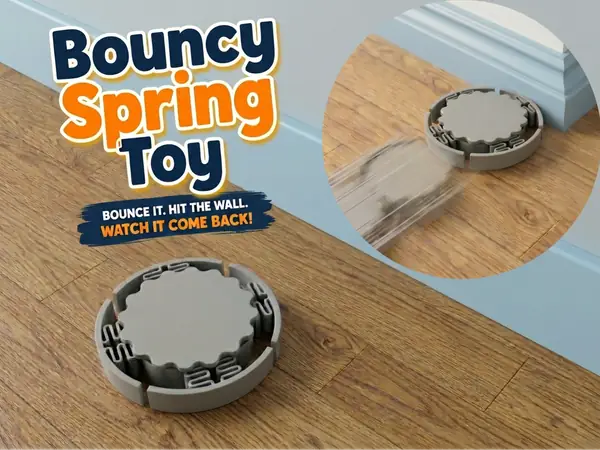 Bouncy Spring Wall Return Toy
