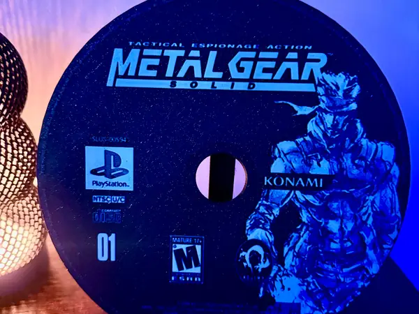 PSX Disc Wall Art | Metal Gear Solid Disc 01 