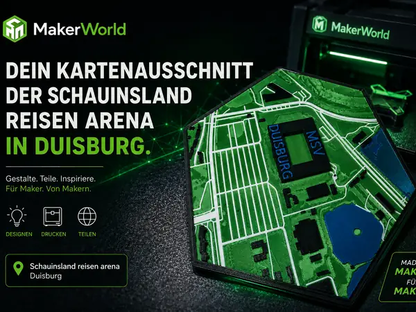 Schauinsland Reisen Arena 3D Stadtkarte MSV 