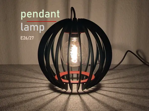 Hanging lamp 01 -  E26 / E27 socket