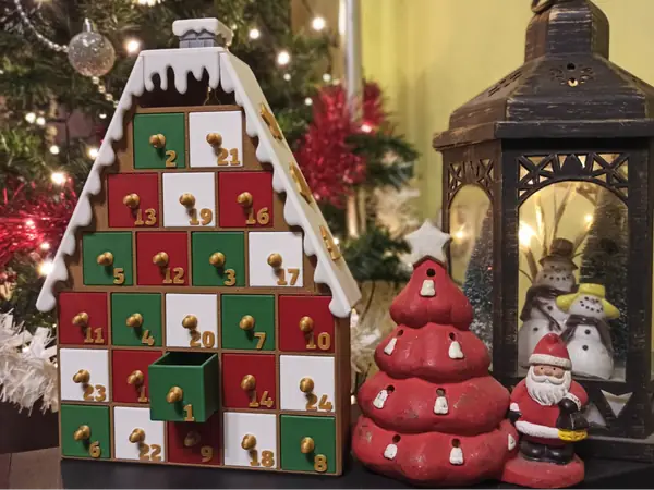 house advent calendar countdown to Christmas