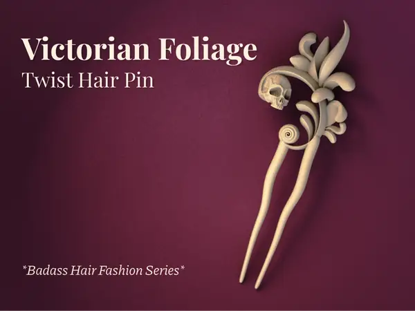 Victorian Foliage - Twist Hairpin