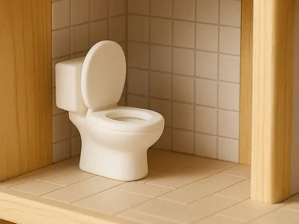 Mini Japandi Toilet
