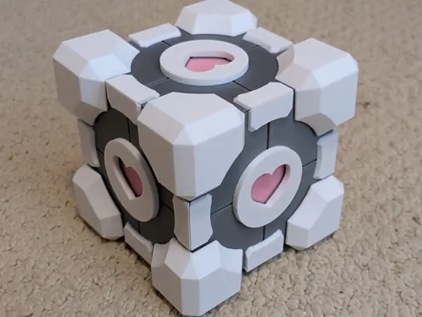 Portal Companion Cube box