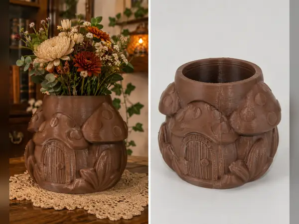 Mushroom Decorative Vase
