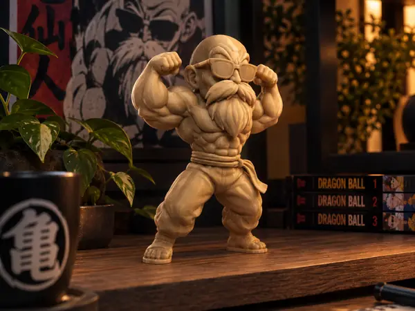 Buff Master Roshi Figurine - (Dragon Ball Z)