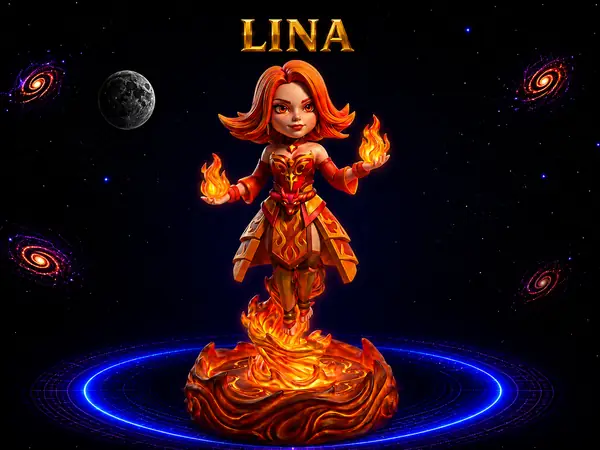 DOTA 2 LINA CHIBI STYLE