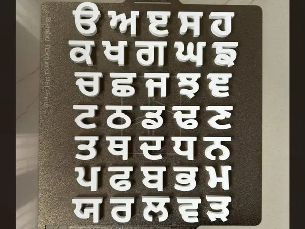 Punjabi Alphabet Set | Gurmukhi Letters Script