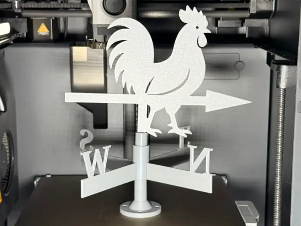 Functional Wind Direction Indicator Rooster