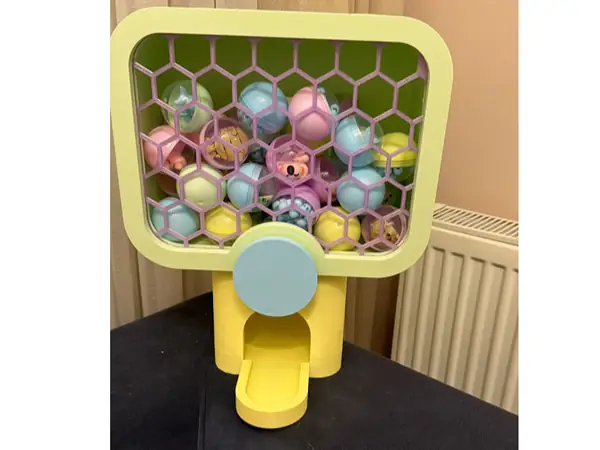 Pastel Capsule Toy Vending Machine