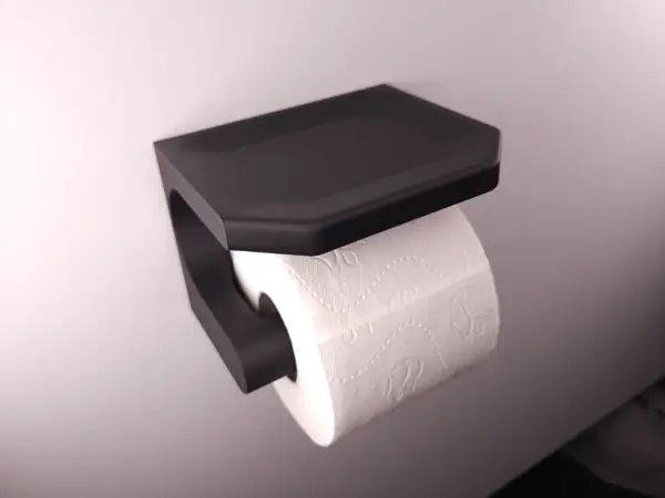 Wall-Mounted Toilet Roll Shelf