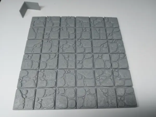 Dungeon tiles with insert walls for DND