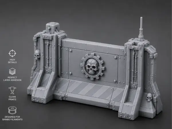 Modular Grimdark Battlefield Barrier