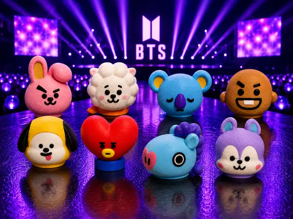 BT21 Character Light Stick Topper Ver 4