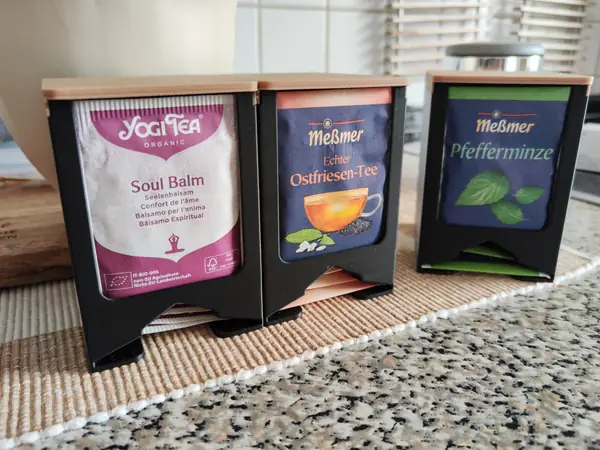 Tea storage box - Tea Organizer