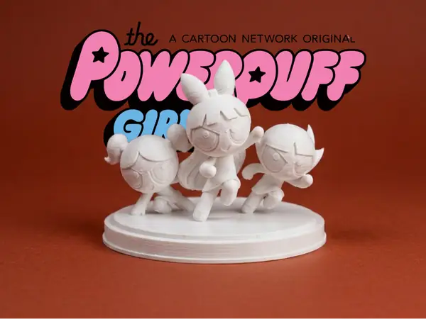 Powerpuff Girls 3D Model Blossom Bubbles Buttercup