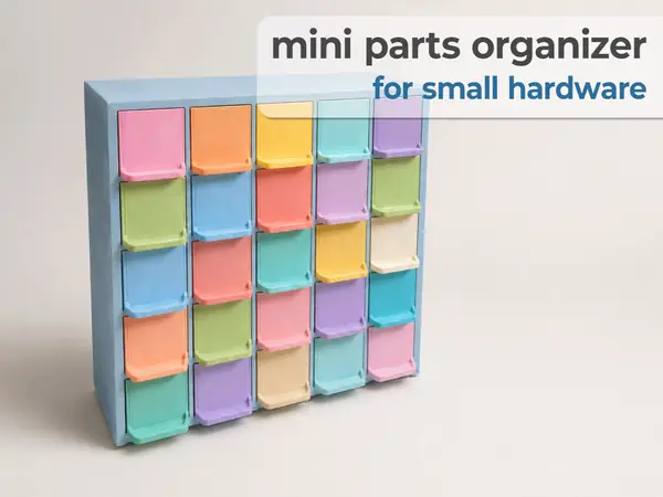 Kleinteil Organizer (A1-Mini druckbar)