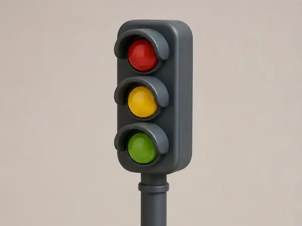 Mini Traffic Light - Decor