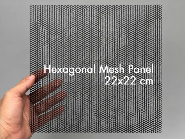 Hexagonal Mesh Panel | Easy 3D Print
