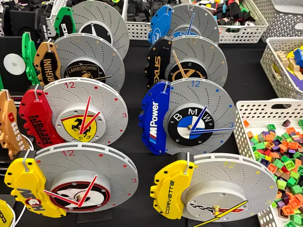 Brake Rotor Clock