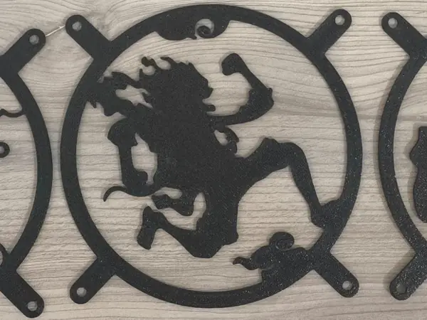 Luffy gear five fan grill 120mm